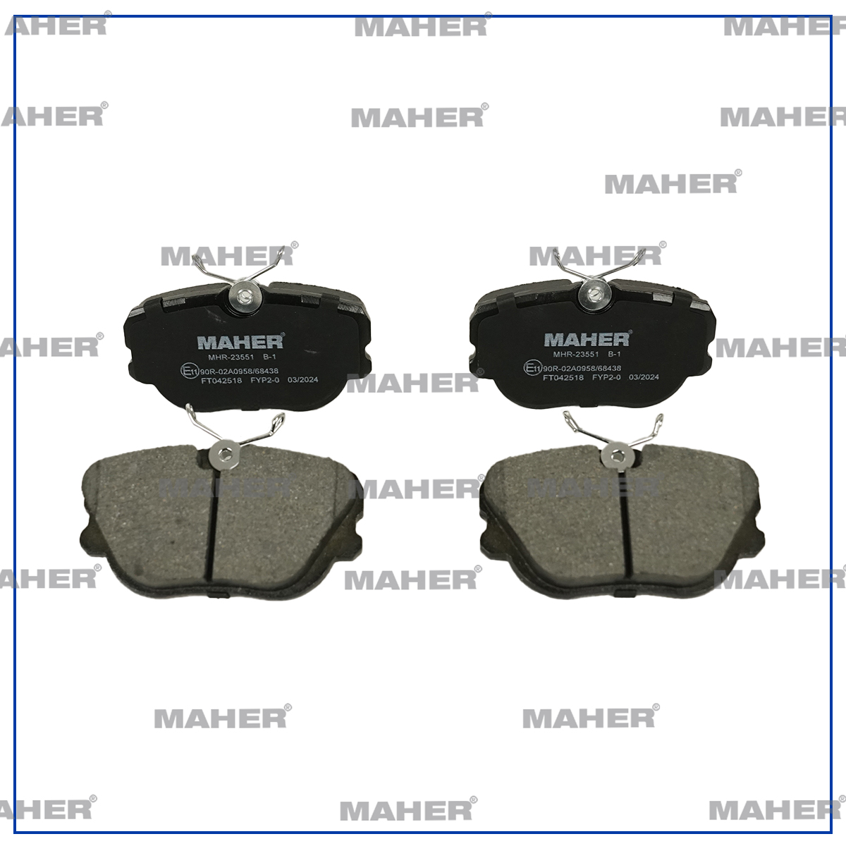 Mercedes W201 Ön Fren Balata Seri Ön OEM A0004299120
